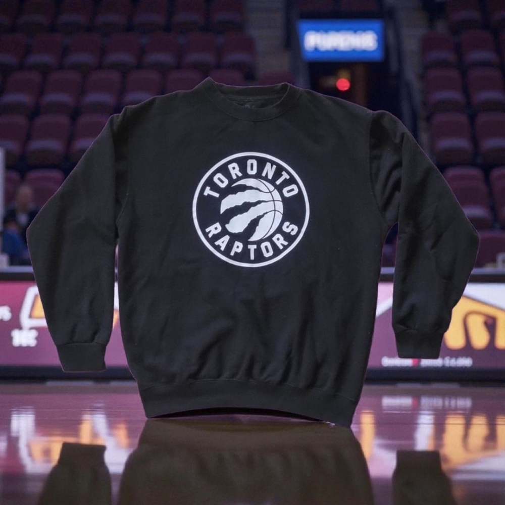 NBA Toronto Raptors Black Crewneck Sweater